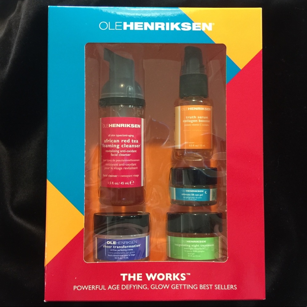 Ole Henriksen The Works Set + Samples NIB